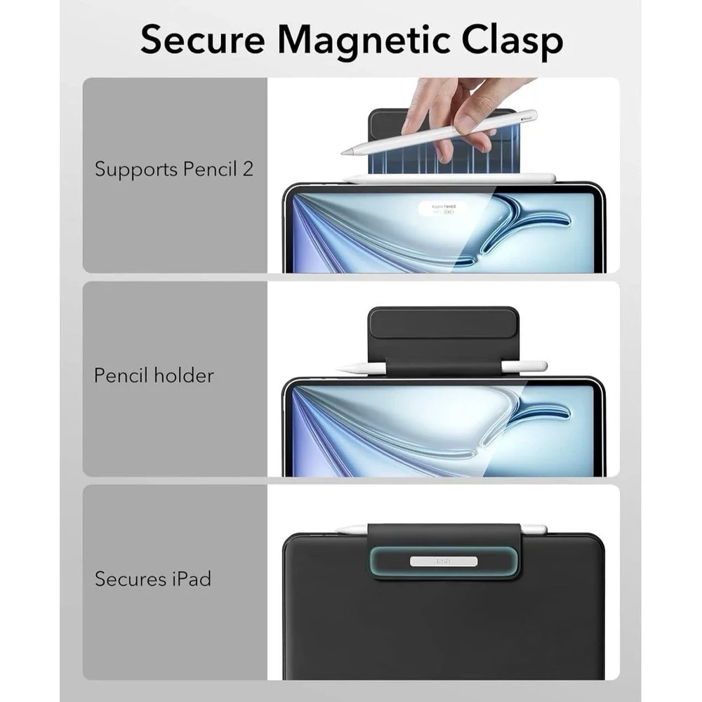 ESR Magnetic Keyboard Case Rebound Series‎ For iPad Air 13